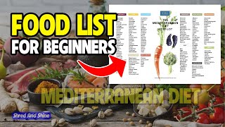 Mediterranean diet food list for beginners (Mediterranean Diet 101)