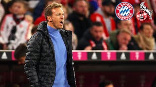 Pressetalk mit Julian Nagelsmann nach dem Remis gegen Köln | FC Bayern