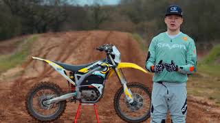 Jake Millward MX 1 Rider on SUR-RON Storm Bee bike