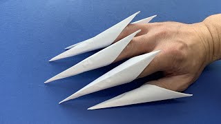 Halloween Origami Claws | How to Make a Paper Claws | Halloween Decor Ideas