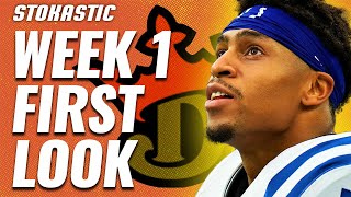 NFL DFS First Look Week 1 DraftKings Daily Fantasy Picks | NFL DFS Strategy Show
