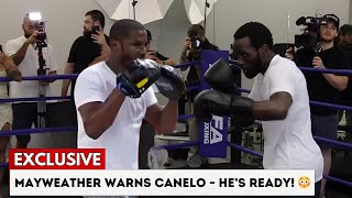 Floyd Mayweather Trains Terence Crawford and Sends Warning to Canelo Alvarez!