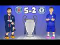 KVARATSKHELIA - the song🎵 (PSG 5-2 Chelsea Champions League Goals Highlights)