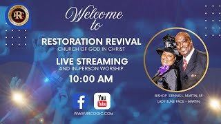 BE STILL!  Bishop Dennis Martin - Restoration Revival COGIC 2/9/2025