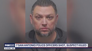 7 San Antonio police officers shot, suspect killed