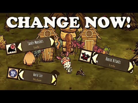 THE BEST SETTINGS TO USE IN "DON'T STARVE TOGETHER"