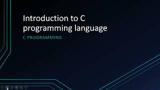 Introduction to C programming language | Malayalam tutorial