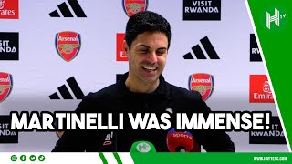Martinelli's mentality is INCREDIBLE! | Mikel Arteta | Arsenal 2-1 Wolves