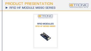 Product Presentation | RFID Module HF M890 Series | RFID Modules