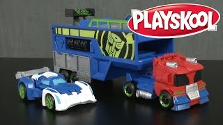 Playskool Heroes Optimus Prime Racing Trailer from Hasbro