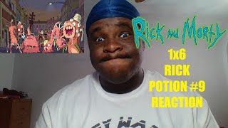 RICK AND MORTY 1X6 RICK POTION #9 REACTION