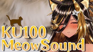 ⚡BINAURAL / KU100 / 猫忍。気逸らしの..meow  ( MeowSound )【猫小夜くろえ/Vtuber】