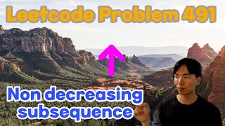 Leetcode 491 Non decreasing Subsequences (backtracking problem)
