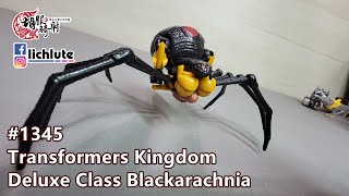 胡服騎射的變形金剛分享時間1345集 王國 黑寡婦 Transformers Kingdom Deluxe Class Blackarachnia