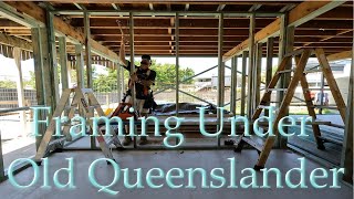 Framing Under A Old Queenslander