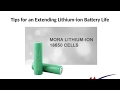 Tips for extending Lithium-Ion battery life | Li Ion Battery Manufacturers