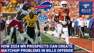 How 2024 NFL Draft WR prospects can create matchup problems in Buffalo Bills off