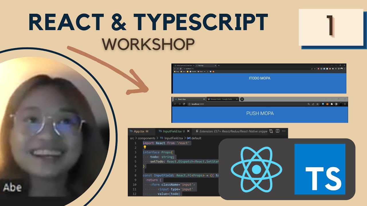 Part I: React TypeScript For Beginners - YouTube