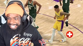 Kyle Kuzma Injured! Scripted Game 7 Lakers vs Bucks NBA 2K20 MyCareer Ep 49