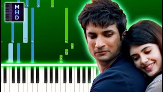 Dil Bechara - Taare Ginn (Piano Tutorial Easy)