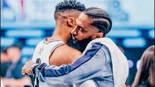 Russell Westbrook Dedicates His Historic Performance To Nipsey Hussle | THUNDER vs LAKERS | 4.2.2019