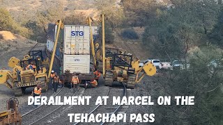Train Derailment On Tehachapi Pass