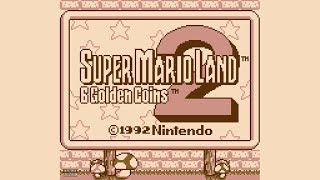 Super Mario Land 2: 6 Golden Coins 超级马里奥大陆2 六个金币 (1/3) Longplay  Game Boy 一命通关