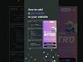 Preloader To Your Website | #shorts  #preloader #html #css #js |