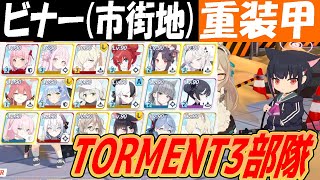 【ブルアカ】大決戦ビナー（市街地）重装甲TORMENT3部隊クリア解説38,840,804pt【ブルーアーカイブ】