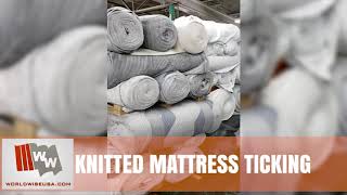 Knitted mattress ticking