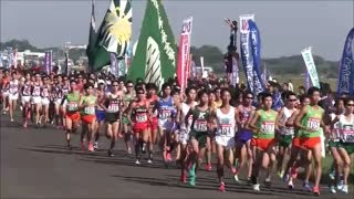 第93回箱根駅伝予選会2017 （スタート2.5キロ付近）全選手＜参加５０校・５８９選手＞