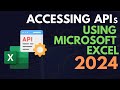 Accessing APIs using Microsoft Excel - 2024 edition - PowerQuery
