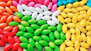 Satisfying Video l Mixing Candy  & Magic Skittles & Slime Cutting ASMR | gola slime #4