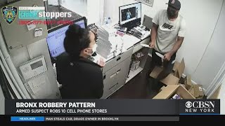 NYPD Searching For Man Ripping Off Cellphone Stores In Bronx
