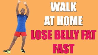 20 Minute Walk at Home Workout to Burn Belly Fat Fast 🔥 200 Calories 🔥
