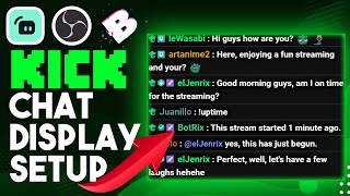 How to display your Kick chat on stream using Botrix (OBS/Streamlabs)