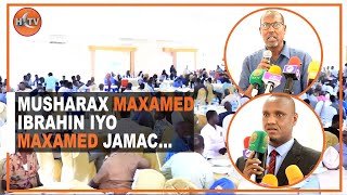 Berbera: Xaflada Qado Sharafta Musharax Maxamed Ibrahin Ismaacil Dable Iyo Maxamed Jamac Liiban.