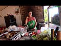 lao chicken noodle soup at muang saytanee vientiane laos.