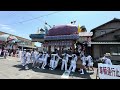 17.西浜屋台jaハイナン 宮前 到着 住吉神社祭典2024千秋楽