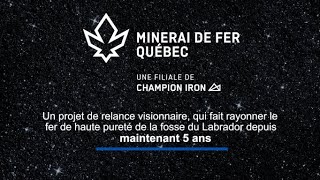 Minerai de Fer Québec fête les 5 ans du redémarrage officiel des activités à la mine du Lac Bloom.