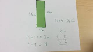 Y3/4 Rectangles can have equal perimeters