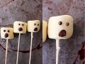 How To Make Quick Chocolate Marshmallow Ghosts (Halloween) - By One Kitchen Episode 644