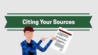 Citing Your Sources