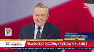 NAWROCKI Z RODZINĄ NA CELOWNIKU SŁUŻB. Politycy PiS komentują newsa wPolsce24