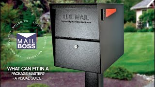 What Can Fit in a Mail Boss Package Master Locking Security Mailbox? A Visual Guide