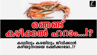 ഞെണ്ട് കഴിക്കാമോ...!? |  CRAB EATING HARAM..!?