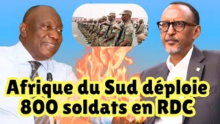 Afrique du Sud déploie 800 soldats en RDC: Qui se cache derrière les RDF de Kagame?