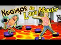 Floor Is Lava In Real Life With Neighbor As Lava Monster!