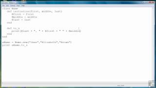 Ruby Programming Tutorial | Defining A Class - Part 2