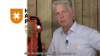 Tip van de pompoloog: gebruik een slow start ventiel